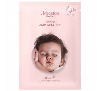 Гипоаллергенная тканевая маска JMsolution MAMA PURENESS AQUA MASK увлажняющая 30мл.
