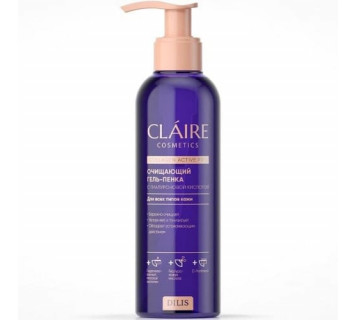 Гель-пенка Dilis Claire Cosmetics Collagen Active Pro очищающий 195мл.