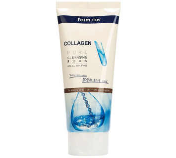 Пенка для умывания Farmstay Collagen Pure Cleansing Foam с коллагеном 180мл.