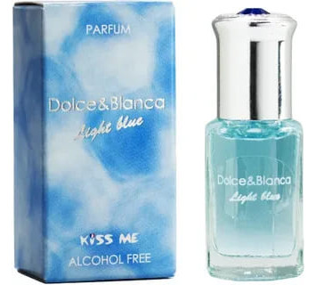 Масло-ролл жен. Kiss-Me Dolce&Blanca Light Blue 6мл.