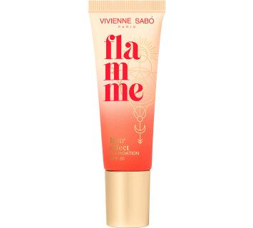 Тональная основа для лица Vivienne Sabo с spf Fond de teint avec SPF pour le visage “Flamme” 23мл.