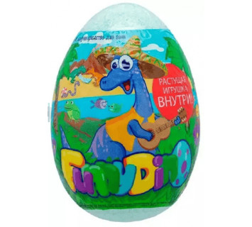 Шипучая бомбочка для ванны happy ki Funny dino с растущим динозавром, 130гр