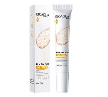 Крем вокруг глаз Bioaqua Rice Raw Puip с экстрактом ферментированного риса 20гр.