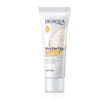 Пенка для умывания Bioaqua Rice Raw Puip с экстрактом риса 100гр.