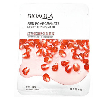 Маска-салфетка для лица Bioaqua Омолаживающая с экстрактом граната (цыпа) 30гр.
