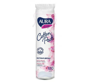 Диски ватные Aura Beauty 120шт.