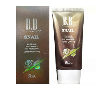 Крем BB Ekel Snail с экстрактом слизи улитки SPF 50, 50мл.