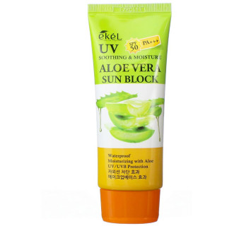 Крем солнцезащитный для лица и тела Ekel Алоэ SPF50 70мл.