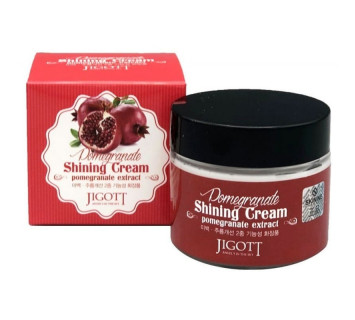 Крем для лица Jigott Pomegranate Shining Cream для сияния кожи Гранат 70мл.