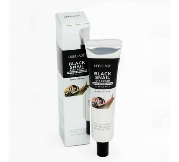 Крем для кожи вокруг глаз Lebelage Eye cream Black Snail с муцином черной улитки 40мл.
