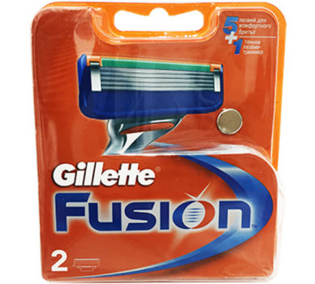 Кассеты Gillette Fusion 2шт.