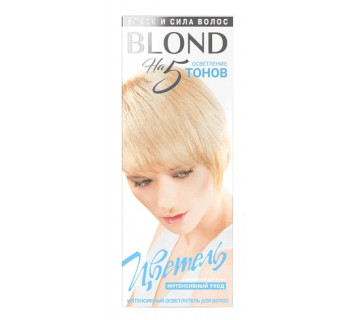 Гель-осветлитель для волос Эстель Blond осветление на 5 тонов 2х12,5гр.+2х25мл.+15мл.