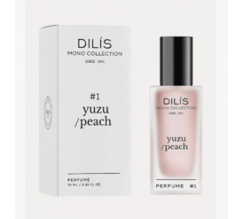 Духи женские Dilis Mono Collection # 1 Yuzu - Peach 25мл.