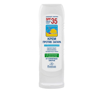 Крем против загара Floresan Ф-100 SPF35 отбеливающий защита от пигментации 125мл