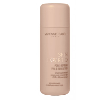 Отшелушивающий лосьон для сужения пор Vivienne Sabo Skin Expertiq с РНА и АНА кислотами 150мл.