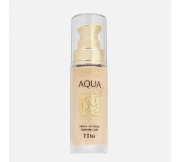 Тональный крем-флюид Luxvisage Aqua veil Hyaluron Complex 30гр.