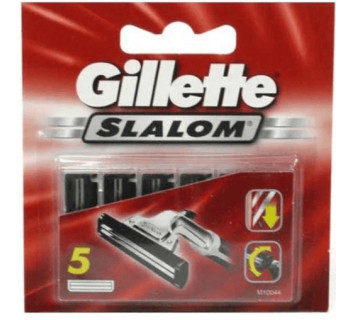 Кассеты Gillette Slalom 5шт. красный