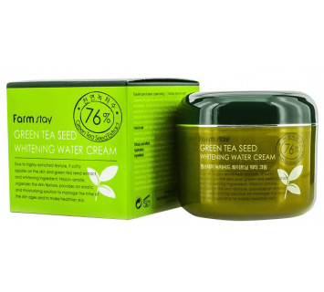 Крем для лица Farmstay Green Tea Seed Whitening Water Осветляющий с экстрактом зеленого чая 100мл.