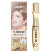Сыворотка роллер для глаз Farres с коллагеном и золотом 18мл.