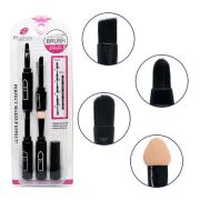 Кисть для макияжа Farres MZ159 набор трансформер 4 в 1 для глаз и бровей