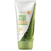 Крем для лица солнцезащитный Lebelage Moisture Aloe Sun Cream увлажняющий с экстрактом алоэ 70мл