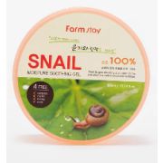 Гель для лица Farmstay Moisture Soothing Gel Snail с экстрактом слизи улитки 300мл.
