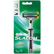 Станок для бритья Gillette Slalom 1 сменная кассета (зеленый)