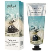 Крем для рук Farmstay с экстрактом чёрного жемчуга Visible Difference Hand Cream Black Pearl 100мл.