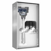 Набор муж. Gillette Fusion Skinguard: Станок Gillette Fusion Skinguard +магнитная подставка
