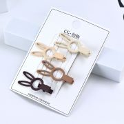 Набор заколок для волос Farres Pretty Girl Зажим с ушками классические 4шт. TS00058-1