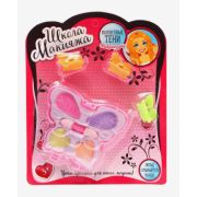 Набор косметики для девочки Школа Макияжа «Волшебная бабочка» тени 4х1 гр+ аппликатор + 3 заколочки