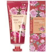 Крем для рук Farmstay Pink Flower Blooming Hand Cream Pink Rose розовая роза 100мл.