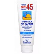 Крем-блок от загара Floresan Ф-113F водостойкое SPF 45 60мл.