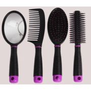 Набор Queen Fair 4пр (расч с руч массажная брашинг зеркало) 21,5±1см