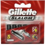 Кассеты Gillette Slalom 5шт. красный