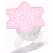 Кольцо детское с огоньком «Снежинка» 3*3*3см.