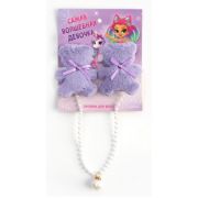 Заколка-мишка для волос «Самая волшебная девочка» 2шт. 5*4см.