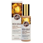 Тональный крем Enough Rich Gold увлажняющая с эффектом сияния, с экстрактом золота SPF50+ 100мл